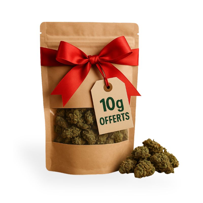 10G of flowers offered with any purchase of €89 or more