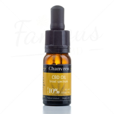 Huile de CBD 10 % Broad Spectrum Chanvréo - 10ml