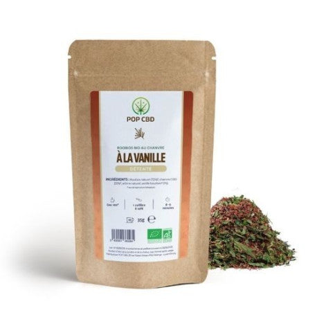 Infusion au CBD Rooibos Vanille 35g - Pop CBD
