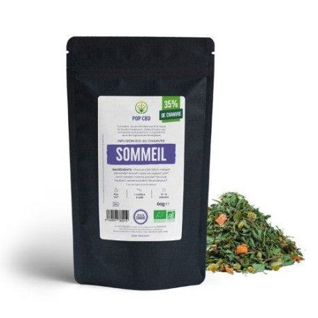 Infusion BIO sommeil 60g - Pop CBD