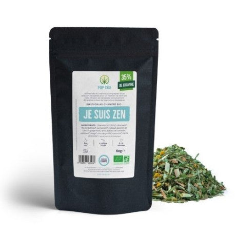 Infusion BIO CBD Je Suis Zen 60g - Pop CBD