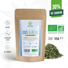 Bio-Kräutertee mit CBD - Cool & Relax 30% - 35g