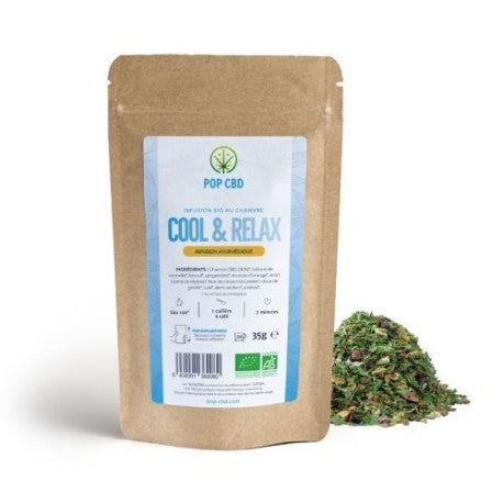 Infusion bio au CBD Cool & Relax 30% 35g - Pop CBD