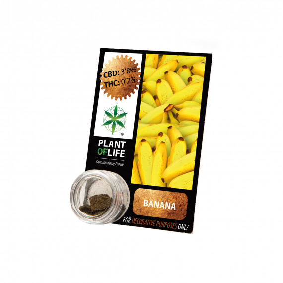 Résine CBD BANANA 3,8% 1G