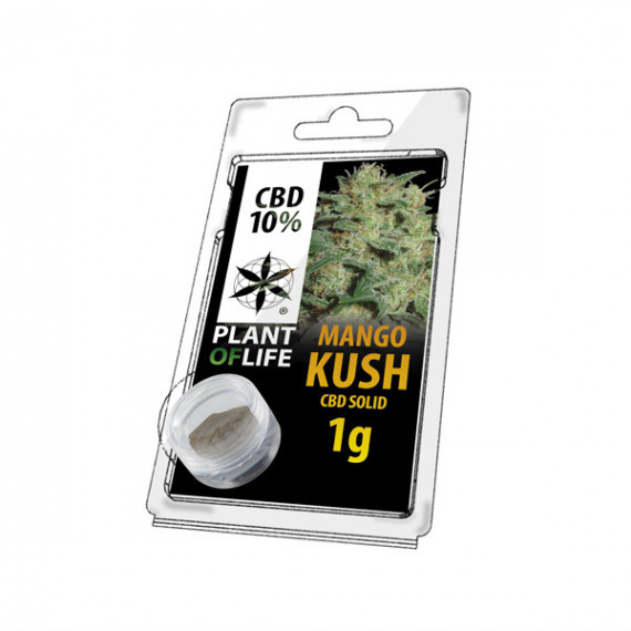 Résine CBD MANGO KUSH 10% 1G Plant of Life