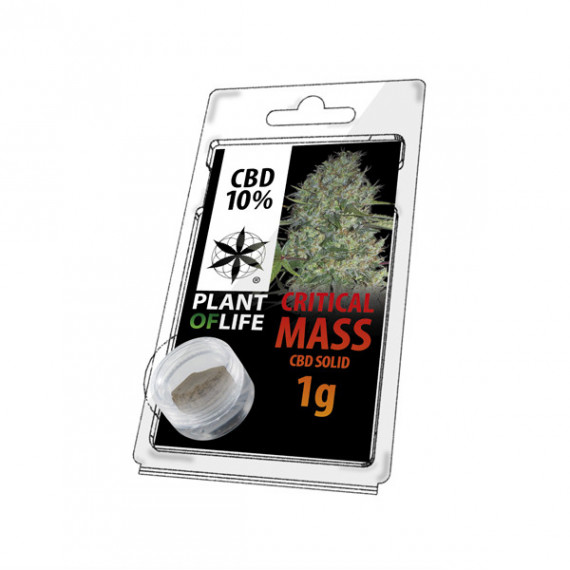 Harz CBD-KRITISCHE MASSE 10% 1G-Pflanze des Lebens