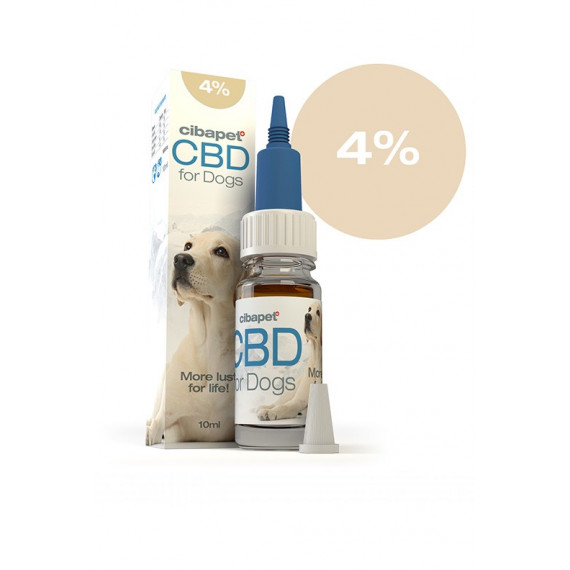 Huile de CBD pour chiens 4%