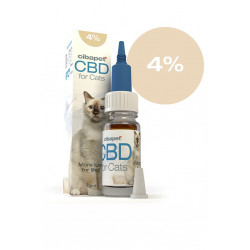 Huile de CBD pour chats 4%