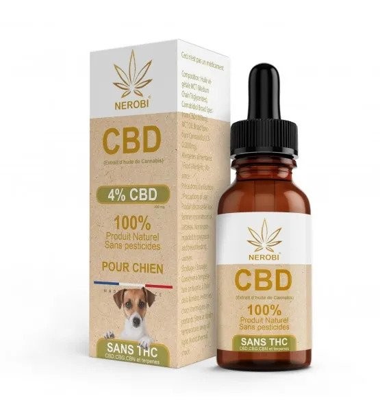 Huile CBD CBG Pour Chien à 14,90€, Huile CBD Chien Pas Cher