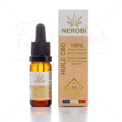 Huile CBD 15% Full Spectrum - NEROBI - 10ml