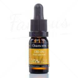 Huile CBD Broad Spectrum 10ml Chanvréo 15 %