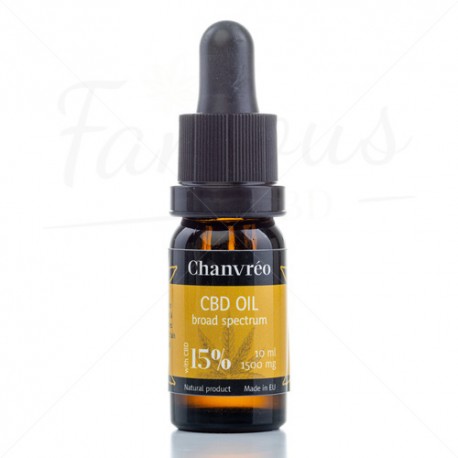 Huile CBD Broad Spectrum 10ml Chanvréo 15 %