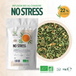 Organic No Stress Infusion with CBD and Linden Flowers - Pop CBD