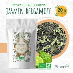Organic tea with CBD, jasmine and bergamot - Pop CBD