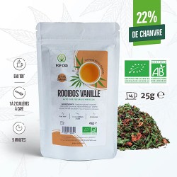 Infusion CBD bio 25G Rooibos vanille Détente