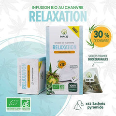 Organic CBD infusion 30% 12 pyramid sachets