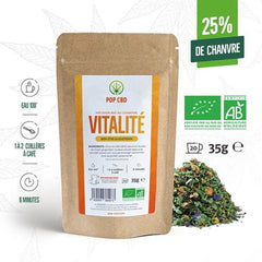 Infusion CBD bio 25% Vitalité 35G