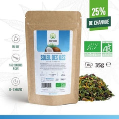 Infusion CBD bio 25% coco mangue soleil des îles 35G
