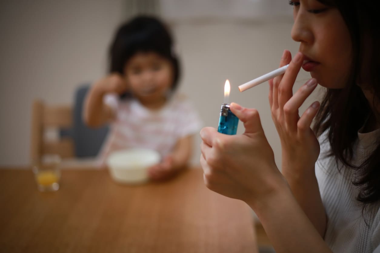 passive smoking children